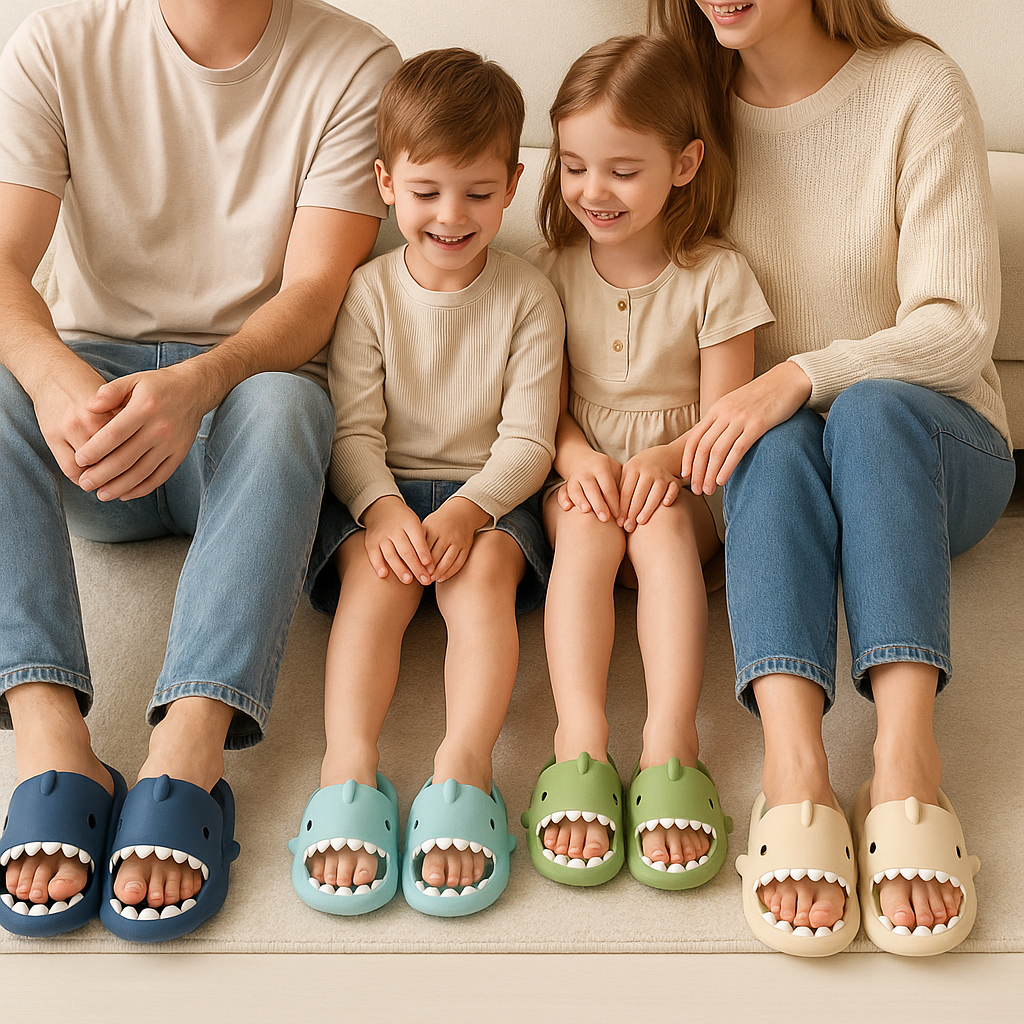 Pantuflas de tiburón